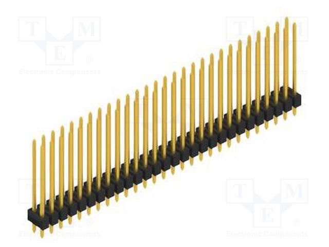 Connector: pin strips; pin header; male; PIN: 56; 2.54mm; THT; 2x28