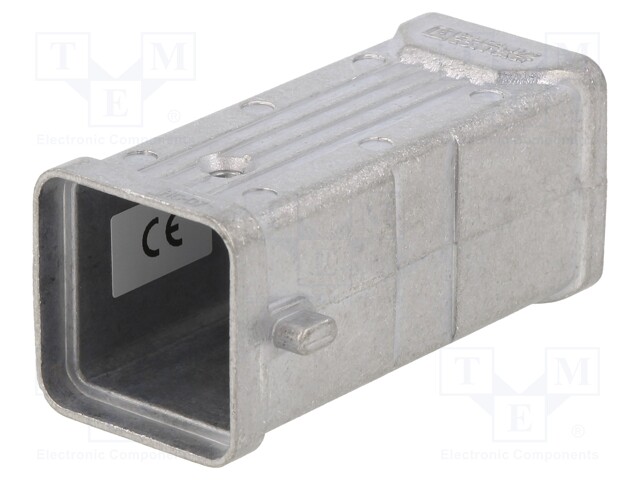 Enclosure: for HDC connectors; Pitch: 1x screw (21x21mm)