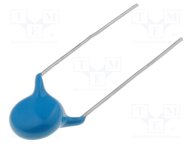 Capacitor: ceramic; Y2; 1nF; 250VAC; Y5U; ±20%; THT; 7.5mm; 2.5kV