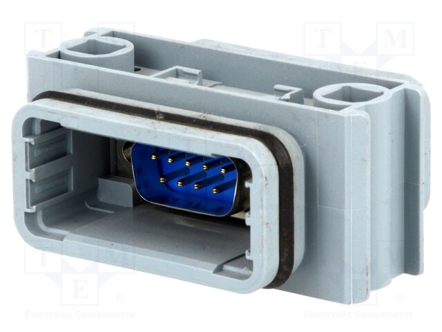 Transition: D-Sub coupler; PIN: 9; Variosub; Locking: latch; IP67