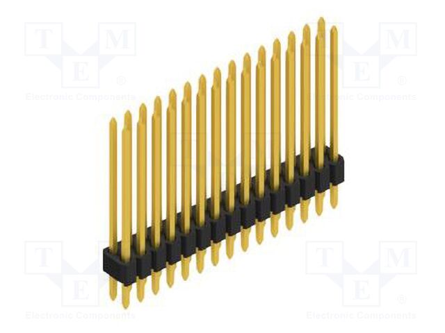 Connector: pin strips; pin header; male; PIN: 30; 1.27mm; THT; 2x15