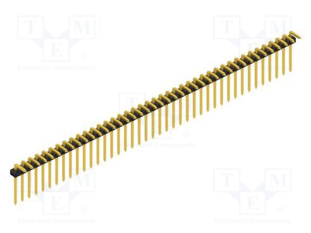 Connector: pin strips; pin header; male; PIN: 41; 2mm; THT; 1x41