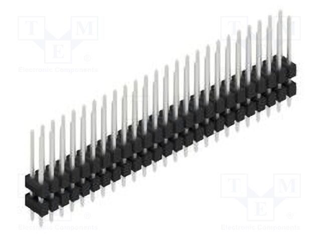 Connector: pin strips; pin header; male; PIN: 50; 2.54mm; THT; 2x25