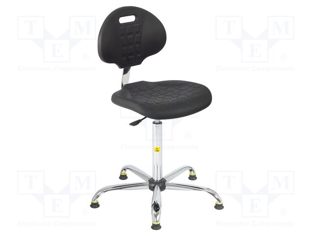 Chair; ESD; Seat dim: 470x430mm; Back dim: 310x415mm; 625÷865mm