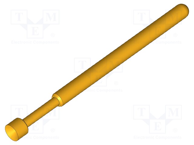 Test needle; Operational spring compression: 4.4mm; 8A; Ø: 2.54mm