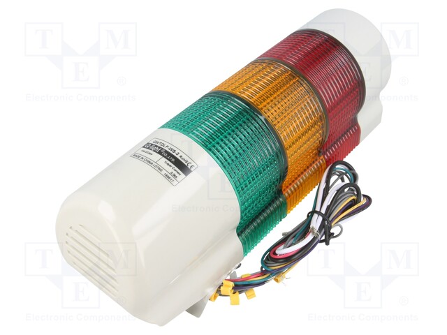 Signaller: signalling column; Colour: red/amber/green; LED; IP54