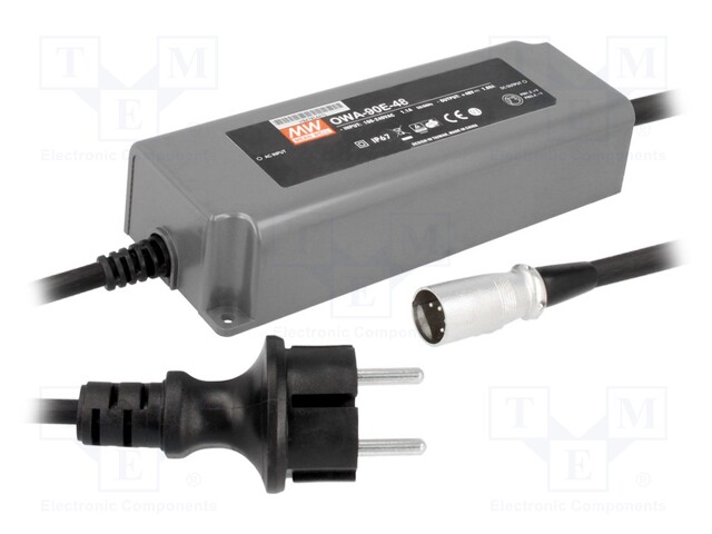 Power supply: switched-mode; LED; 90W; 48VDC; 1.88A; 90÷264VAC