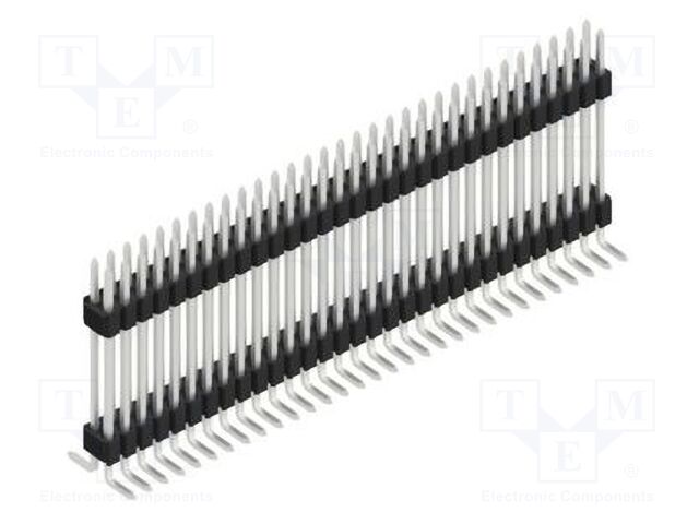 Connector: pin strips; pin header; male; PIN: 62; 1.27mm; SMT; 2x31