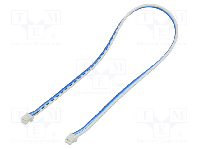 Cable; both sides,XHP-2; blue/white; 0.3m; Contacts ph: 2mm