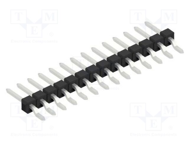Connector: pin strips; pin header; male; PIN: 14; 2.54mm; SMT; 1x14