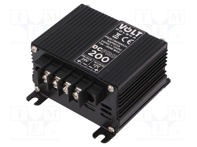 Power supply: step-down converter; Uout max: 13.8VDC; 10A; 0÷40°C