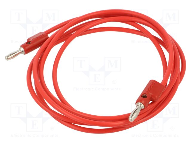 Test lead; 60VDC; 30VAC; 15A; Len: 1.829m; red; Series: B