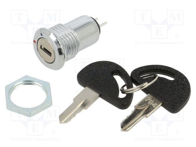 Switch: key switch; Stabl.pos: 2; Switch.method: OFF-ON; Key: flat