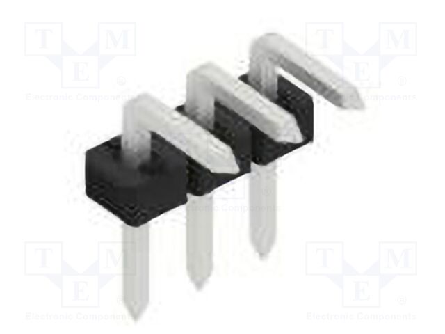 Connector: pin strips; pin header; male; PIN: 3; 2mm; THT; 1x3; 100V