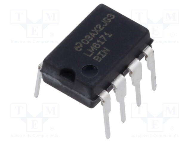 IC: operational amplifier; 100MHz; Ch: 1; DIP8