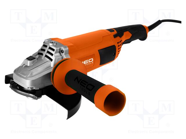 Angle grinder; electric; 3000W; 6600rpm; 230VAC; 230mm