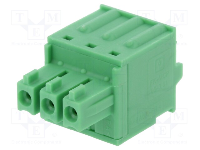 Pluggable terminal block; 3.81mm; ways: 3; straight; plug; female