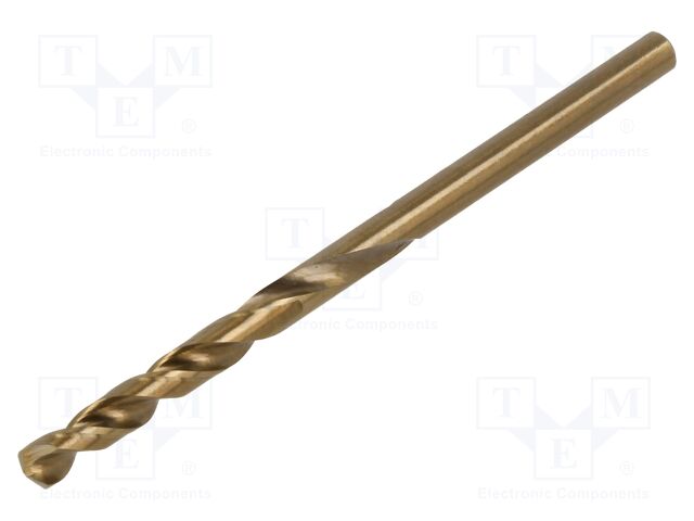 Drill bit; for metal; Ø: 4.5mm; high speed steel cobalt HSS-Co