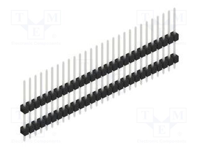 Connector: pin strips; pin header; male; PIN: 28; 2.54mm; THT; 1x28