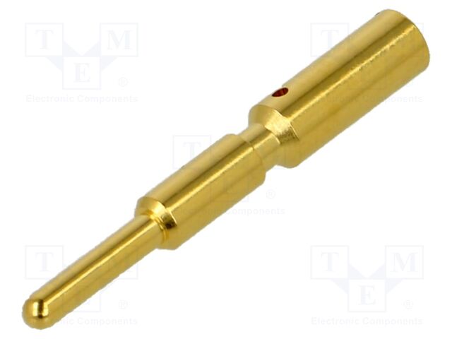 Contact; male; 1.5mm; gold-plated; 0.75÷1mm2; crimped; for cable