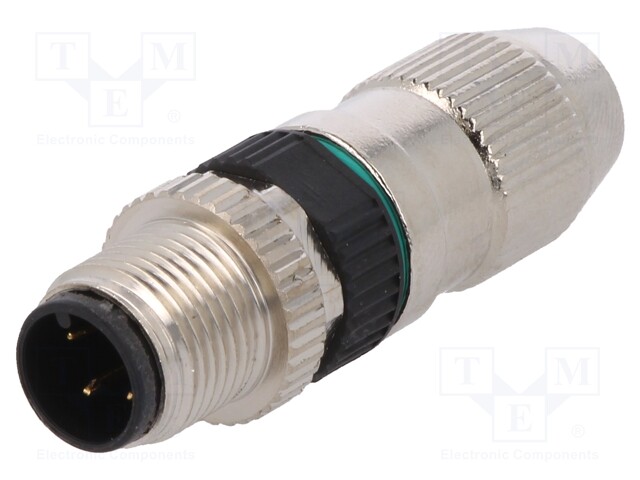 Plug; M12; PIN: 4; male; A code-DeviceNet / CANopen; for cable; IDC