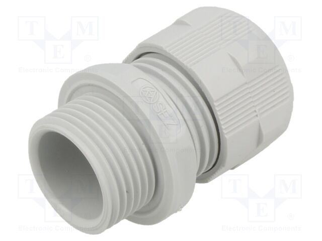 Cable gland; without nut; M20; 1.5; IP68; PA; grey