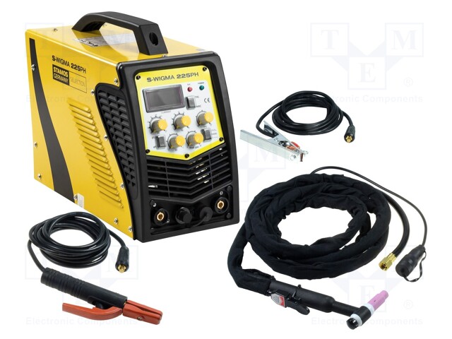 Inverter welder; 3.8kVA; 230VAC; 17.4A; 50/60Hz; MMA,TIG; IP21S