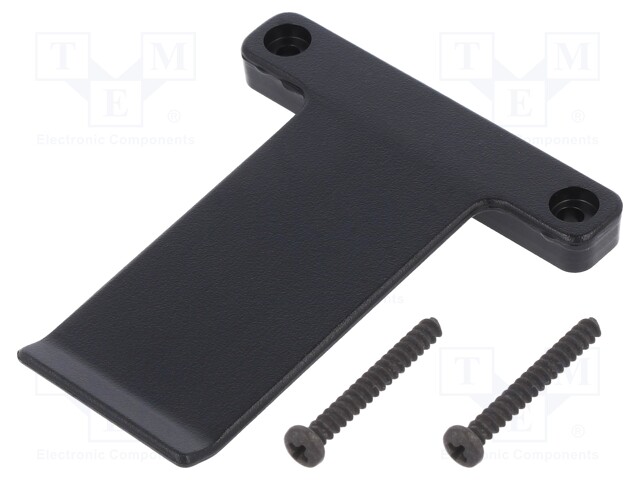 Clip; Colour: black; Application: for enclosures