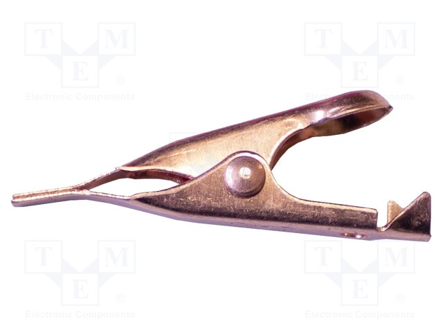 Crocodile clip; 5A; Grip capac: max.5.6mm; Overall len: 28mm