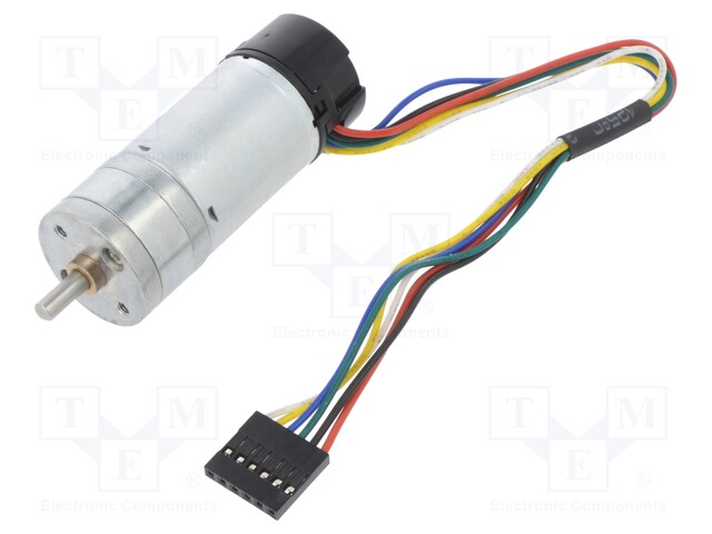 Motor: DC; with encoder,with gearbox; Medium Power; 12VDC; 2.1A