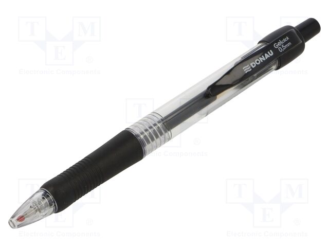 Gel pen; black