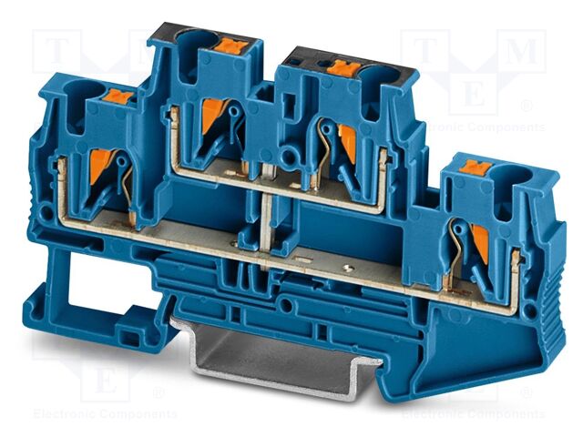 Splice terminal: rail; PT; PA; terminals: 4; W: 6.2mm; H: 83.5mm