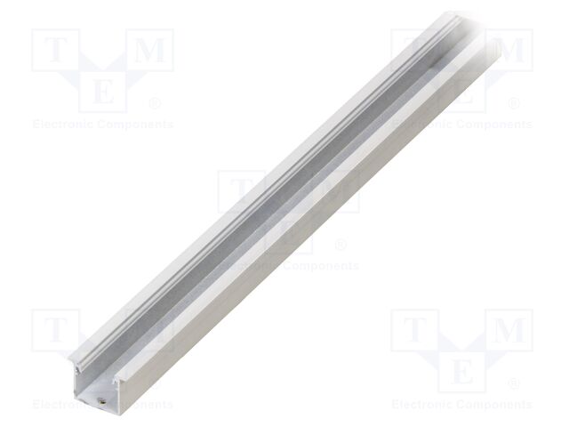 Profiles for LED modules; recessed; white; L: 1m; aluminium