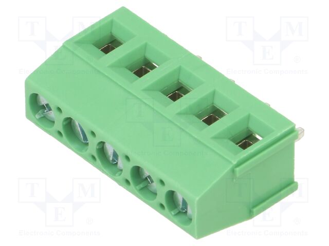 Connector: PCB terminal block; terminal; Plating: tinned; on PCBs