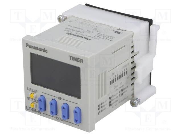 Timer; Range: 0,01s÷9999h; SPDT; 12÷24VDC; on panel; 45x45mm