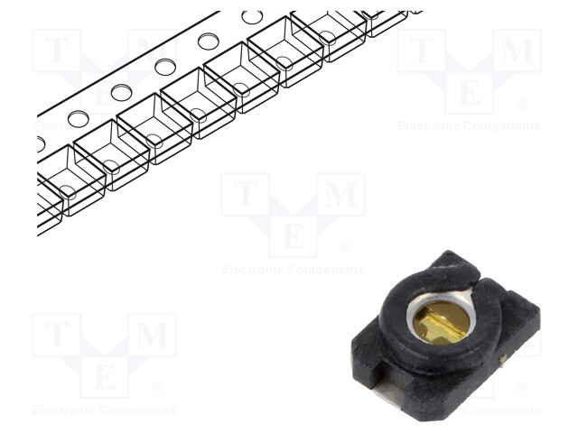 Trimmer: ceramic; 1.5pF÷3pF; SMD; black; 100VDC; Diel: NP0