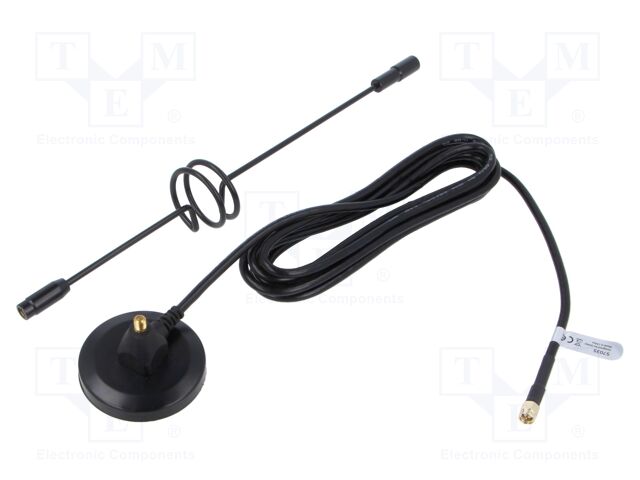 Antenna; black; SMA; 50W; 600MHz÷2.7GHz; 50Ω; 3m; 14dBi; -20÷85°C