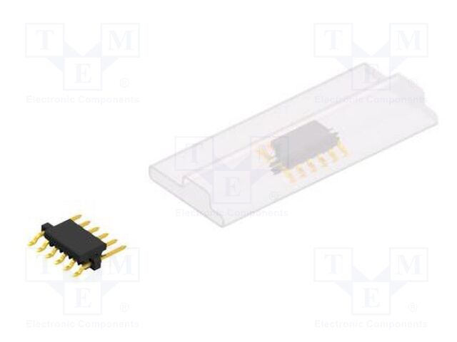 Connector: pin strips; pin header; male; PIN: 6; 2mm; SMT; 1x6; 100V