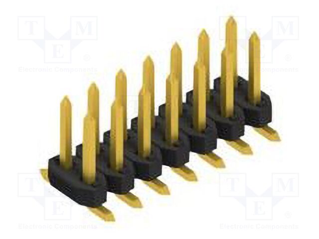 Connector: pin strips; pin header; male; PIN: 14; 2mm; SMT; 2x7; 100V