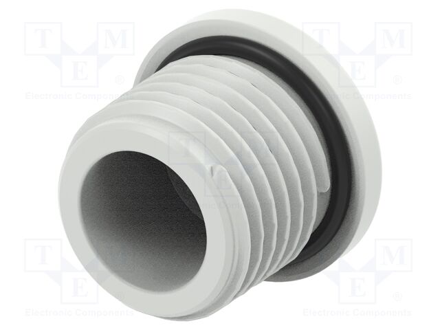 Stopper; polyamide; light grey; IP68; Entrelec; Gland: PG7; 10mm