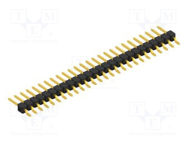 Connector: pin strips; pin header; male; PIN: 26; 2.54mm; SMT; 1x26