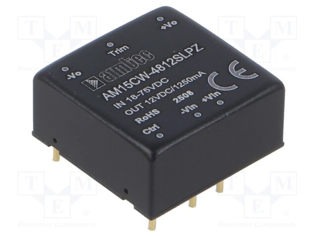 Converter: DC/DC; Protection: short circuit protection SCP