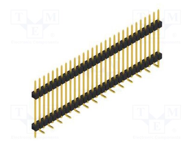 Connector: pin strips; pin header; male; PIN: 29; 2.54mm; SMT; 1x29