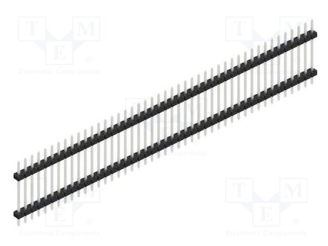Connector: pin strips; pin header; male; PIN: 45; 2mm; THT; 1x45