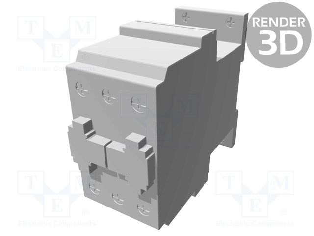Contactor: 3-pole; NO x3; 24VDC; 26A; DIN; BF; screw terminals; 690V