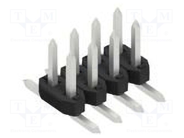 Connector: pin strips; pin header; male; PIN: 8; 2mm; SMT; 2x4; 100V
