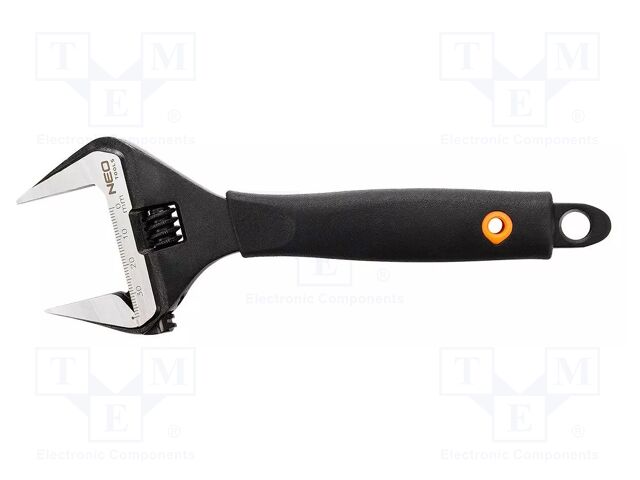 Wrench; adjustable; 200mm; Max jaw capacity: 39mm
