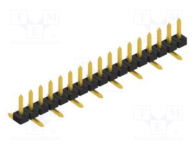 Connector: pin strips; pin header; male; PIN: 17; 2mm; SMT; 1x17