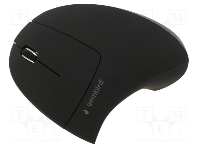 Optical mouse; black; USB A; wireless; No.of butt: 6; 10m