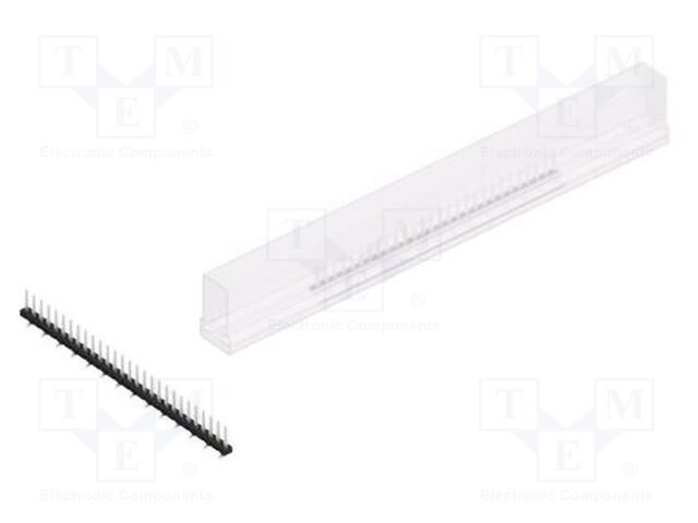 Connector: pin strips; pin header; male; PIN: 28; 2mm; SMT; 1x28